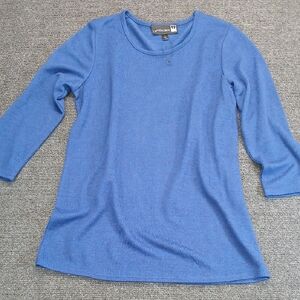 Antthony Royal Blue Knit Crewneck Top Women's Sz Med.